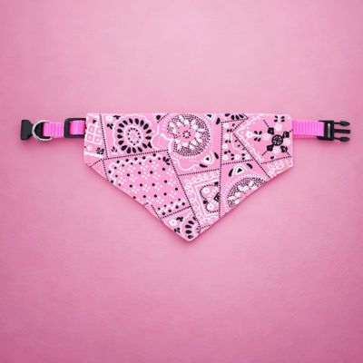 bandana chien couleur rose