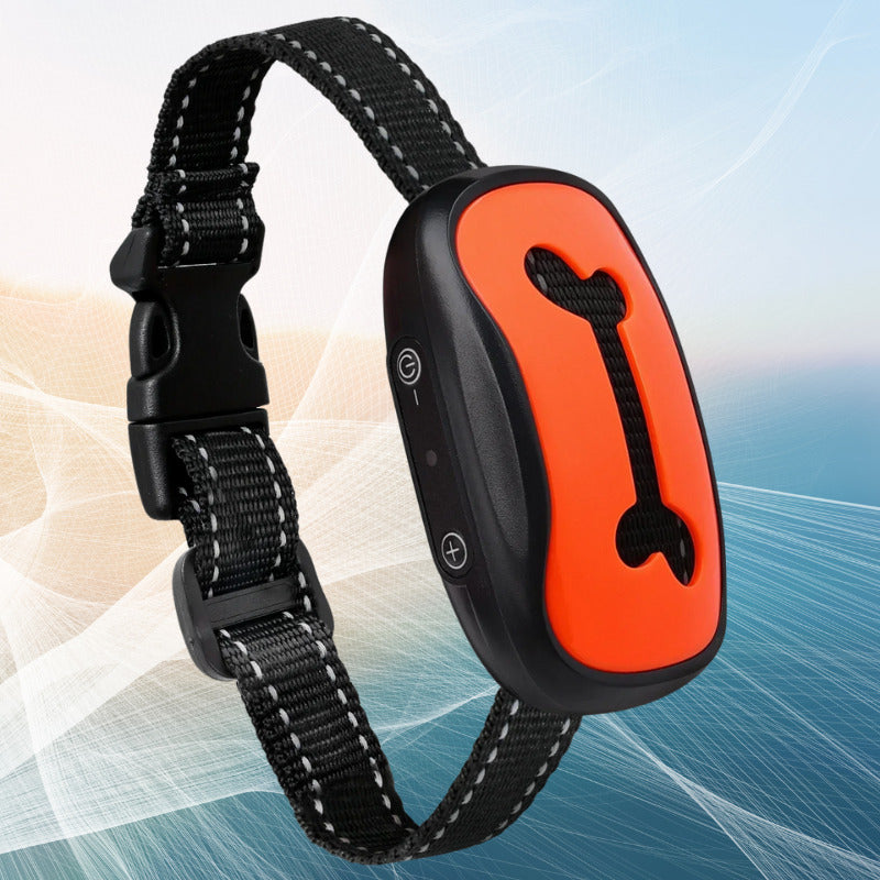 collier anti aboiement description couleur orange