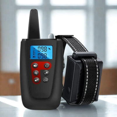 collier anti aboiement pour chien une telecommande un recepteur