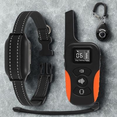 collier de dressage chien collier couleur noir