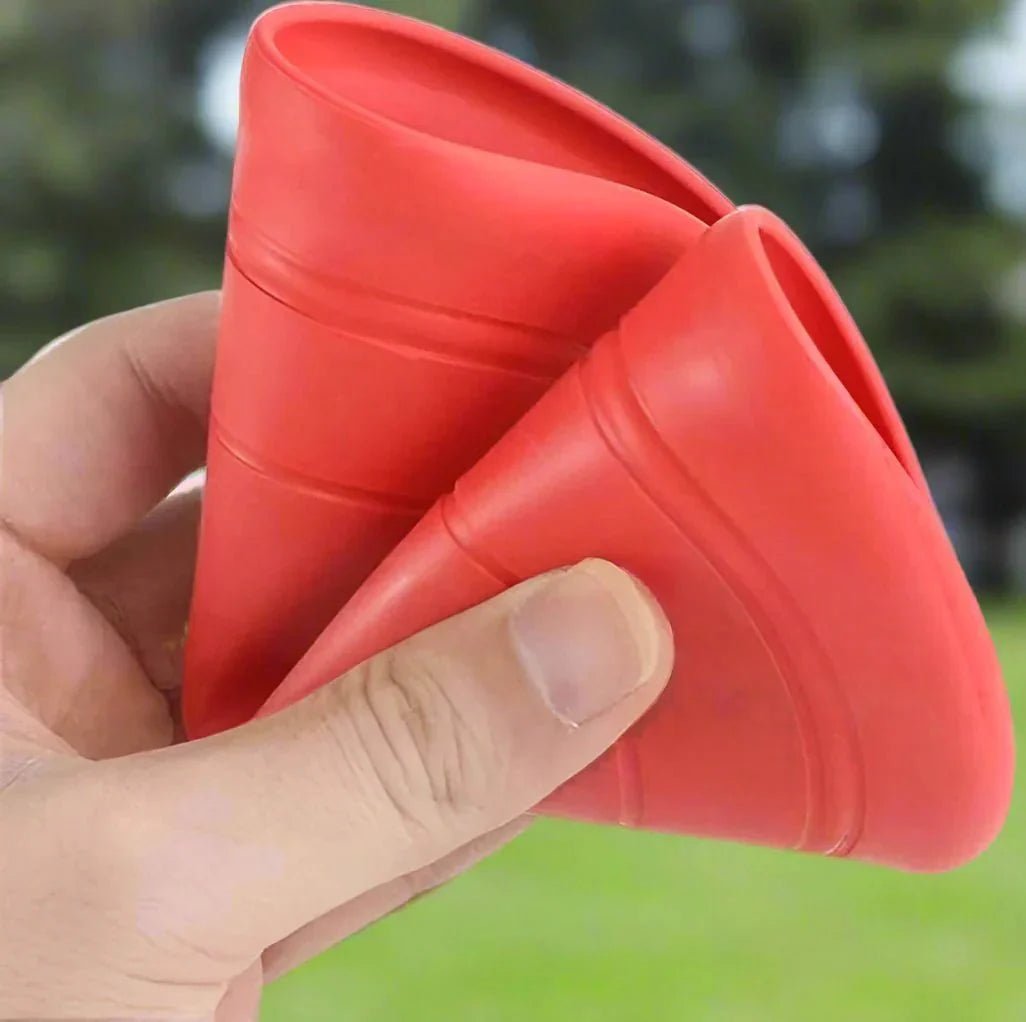 Frisbee Chien - FlyingDiscToys™ - Rouge - Jolianimaux