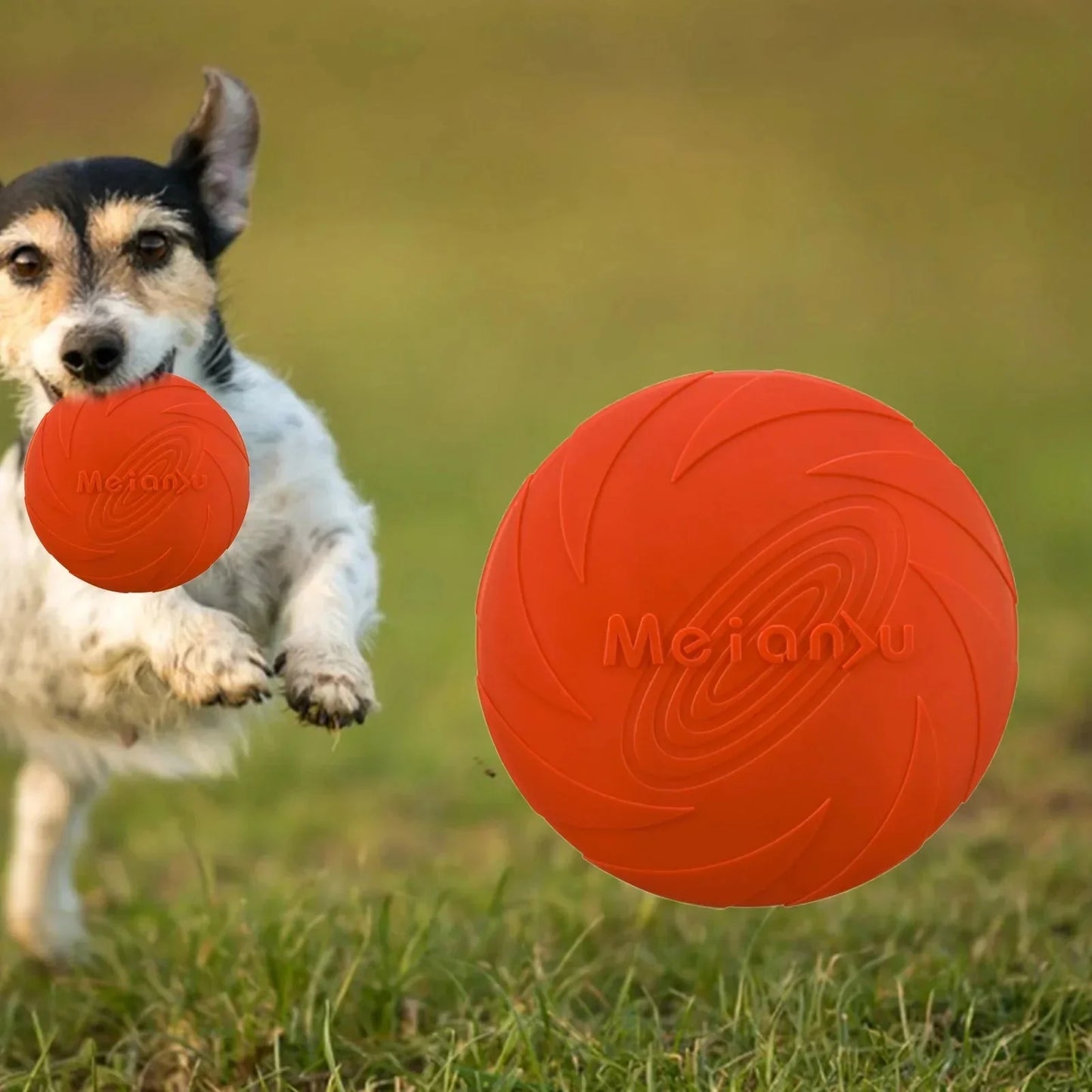 Frisbee Chien - FlyingDiscToys™ - Rouge - Jolianimaux