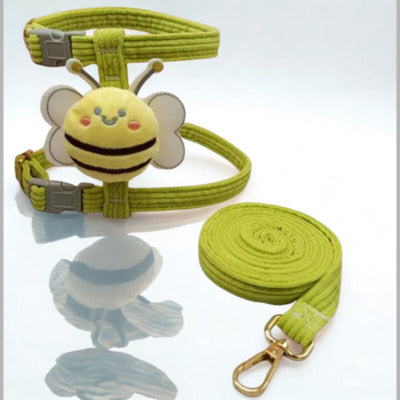 harnais pour chien harnais laisse vert