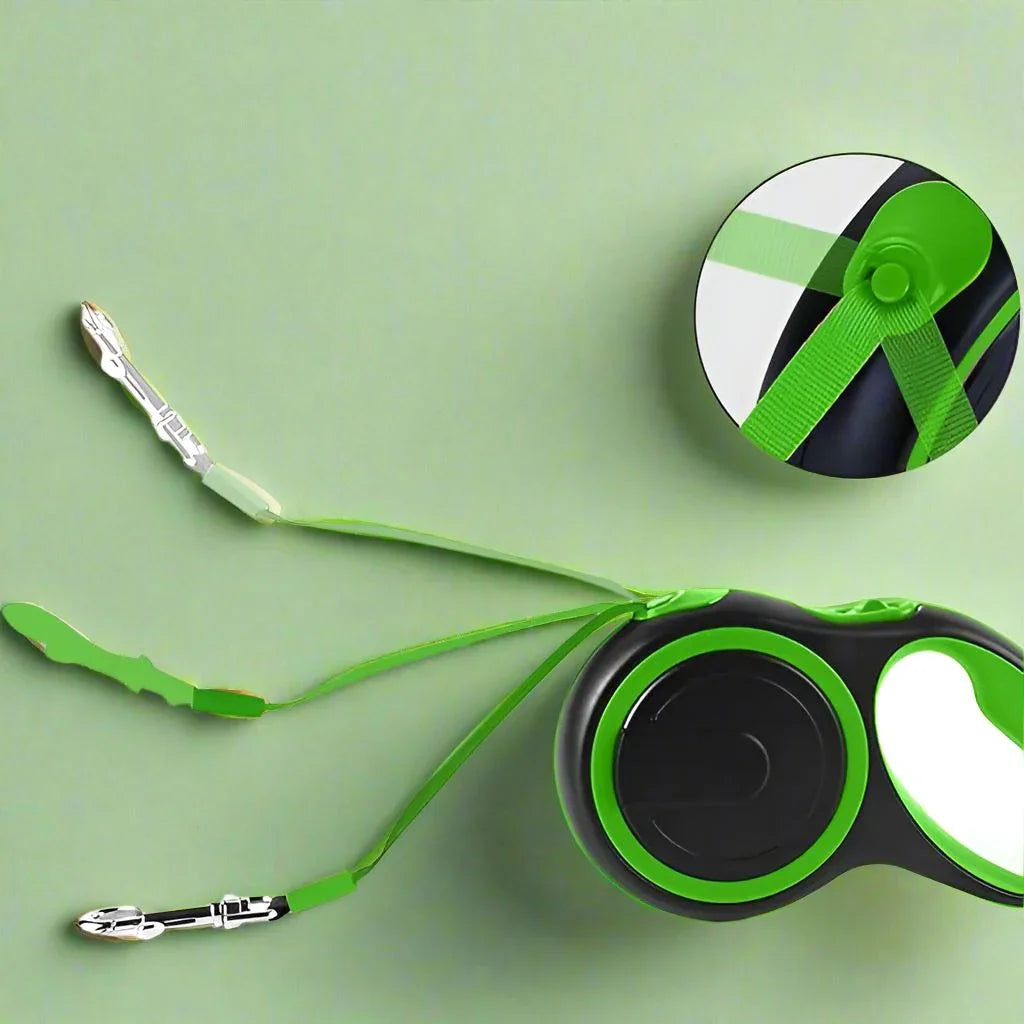 Laisse de Chien - MaxLeash™ - Vert - Jolianimaux