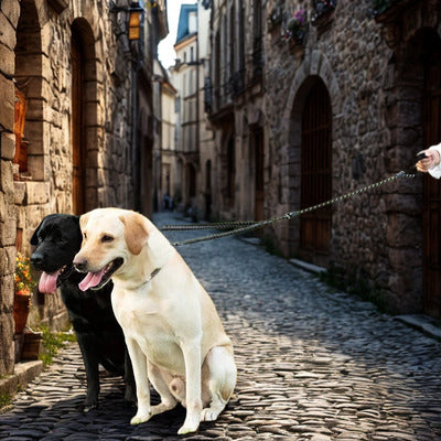 laisse double pour chien deux labrador en laisse boutique france