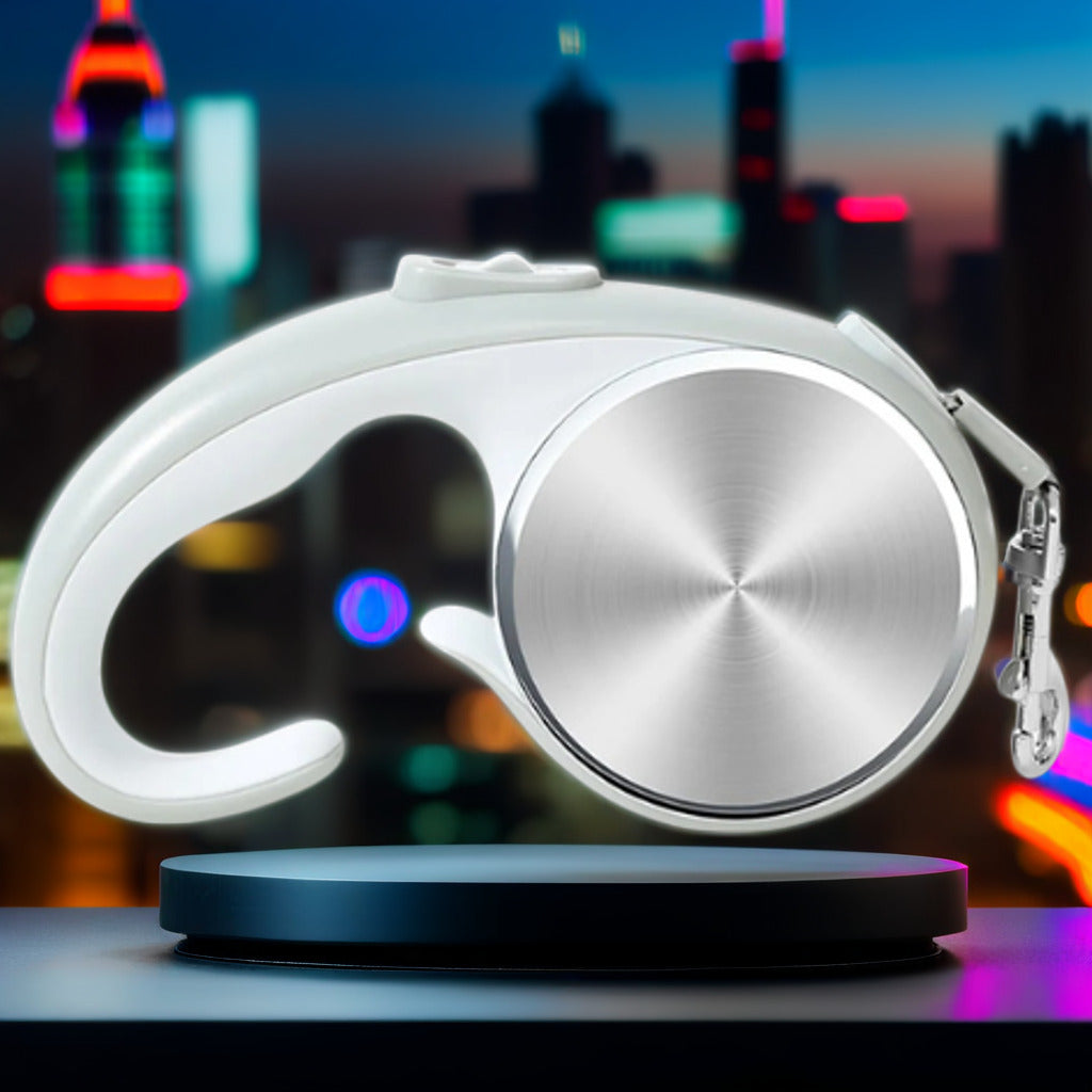 laisse pour chien acier inoxydable gris