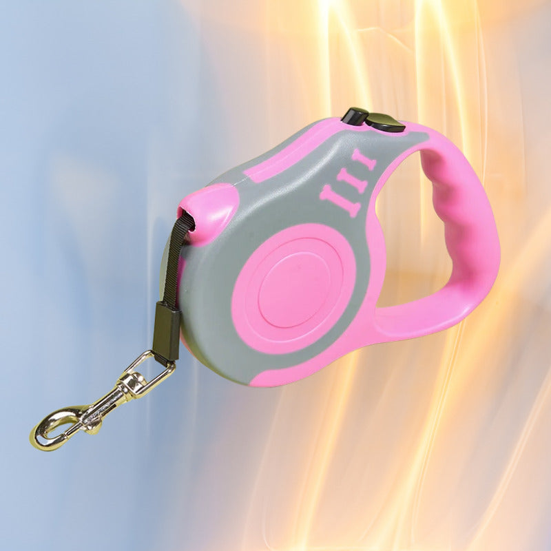 laisse pour chien rose gris