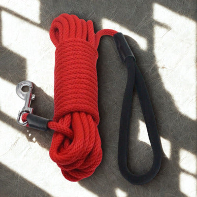 longe pour chien couleur rouges