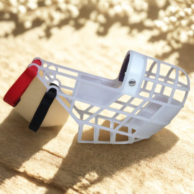 museliere blanc sangle ajustable