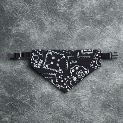 bandana chien couleur noir