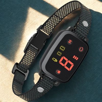 collier anti aboiement couleur rouge