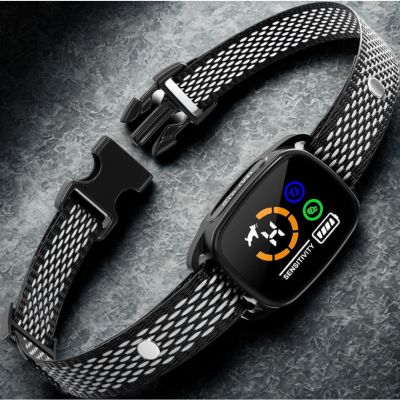 collier anti aboiement pour petit chien 6 niveaux 3 modes