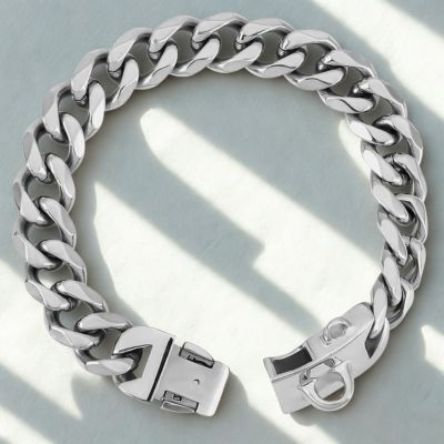 collier chaine chien couleur argent