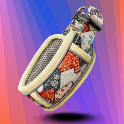 collier chien cafe cacao avec motif