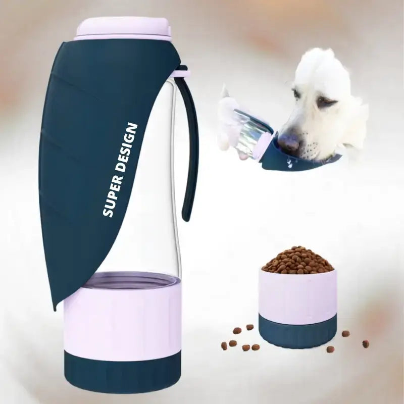 Gourdes pour chien de couleur rose.