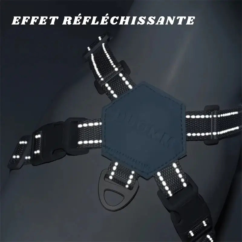 Visuel du harnais pour chien réfléchissant.