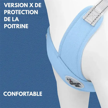 Visuel de la version X pour la protection de la poitrine du harnais pour chien.