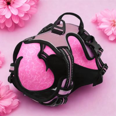 harnais couleur rose reflechissant