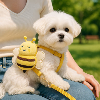 harnais pour chien bichon maltais genon femme banc parc
