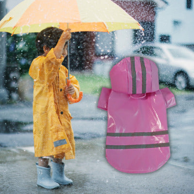 impermeable pour chien rose garcon parapluie pluie