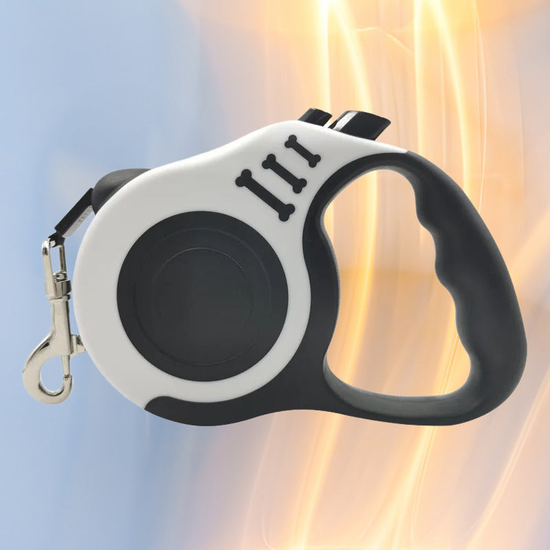 laisse pour chien gris noir