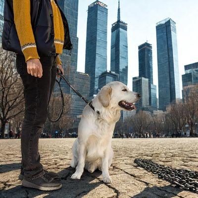 laisse pour chien labrador maitre ville france
