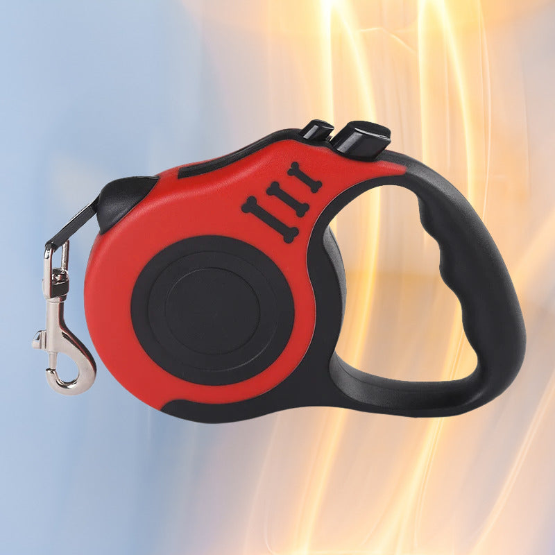 laisse pour chien rouge noir