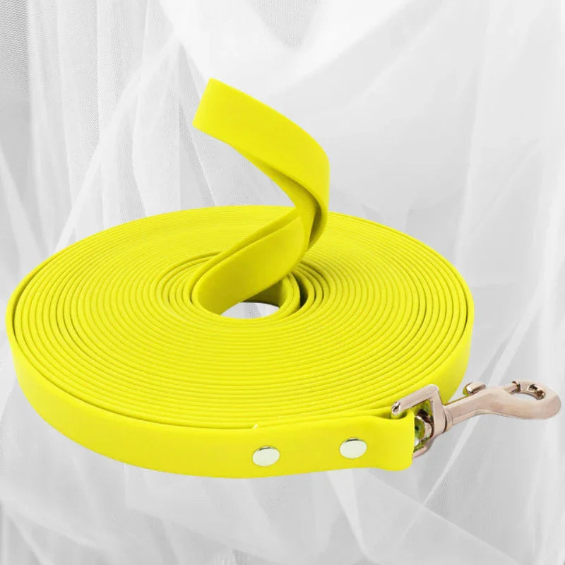 longe pour chien couleur jaune flo