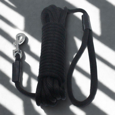 longe pour chien couleur noirs