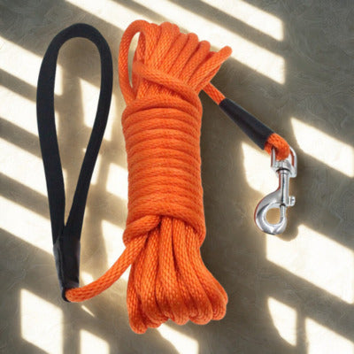 longe pour chien couleur oranges