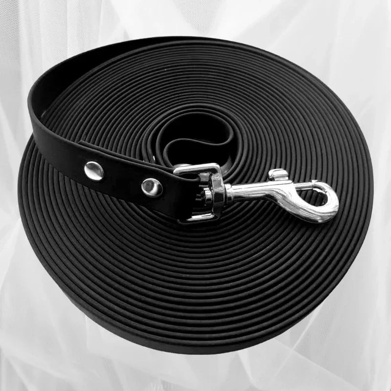 longe pour chien couleurs noir