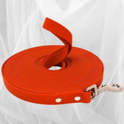 longe pour chien couleurs orange