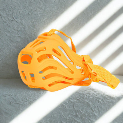 museliere chien couleurs jaune silicone