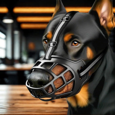 museliere doubleman avec museliere noir