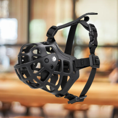 museliere pour chien couleur noir