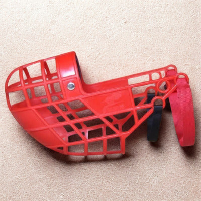 museliere rouge sangle ajustable