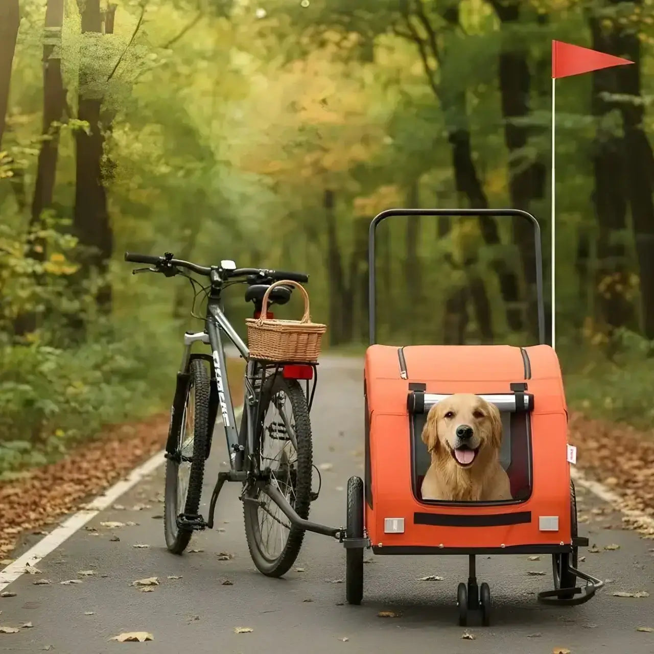 REMORQUE VELO CHIEN | NACELLE™️ - Confort 2-en-1