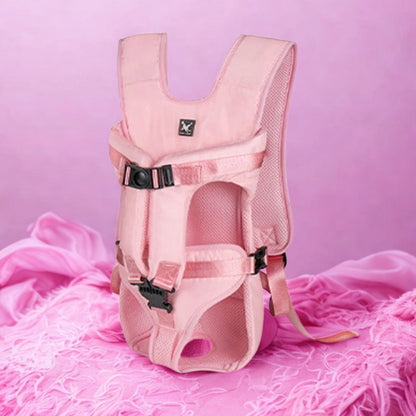 sac a dos chien doggo-colleur rose