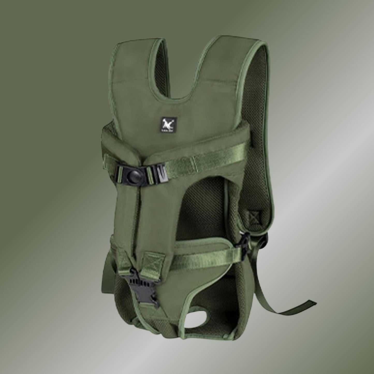 sac a dos chien doggo-couleur vert