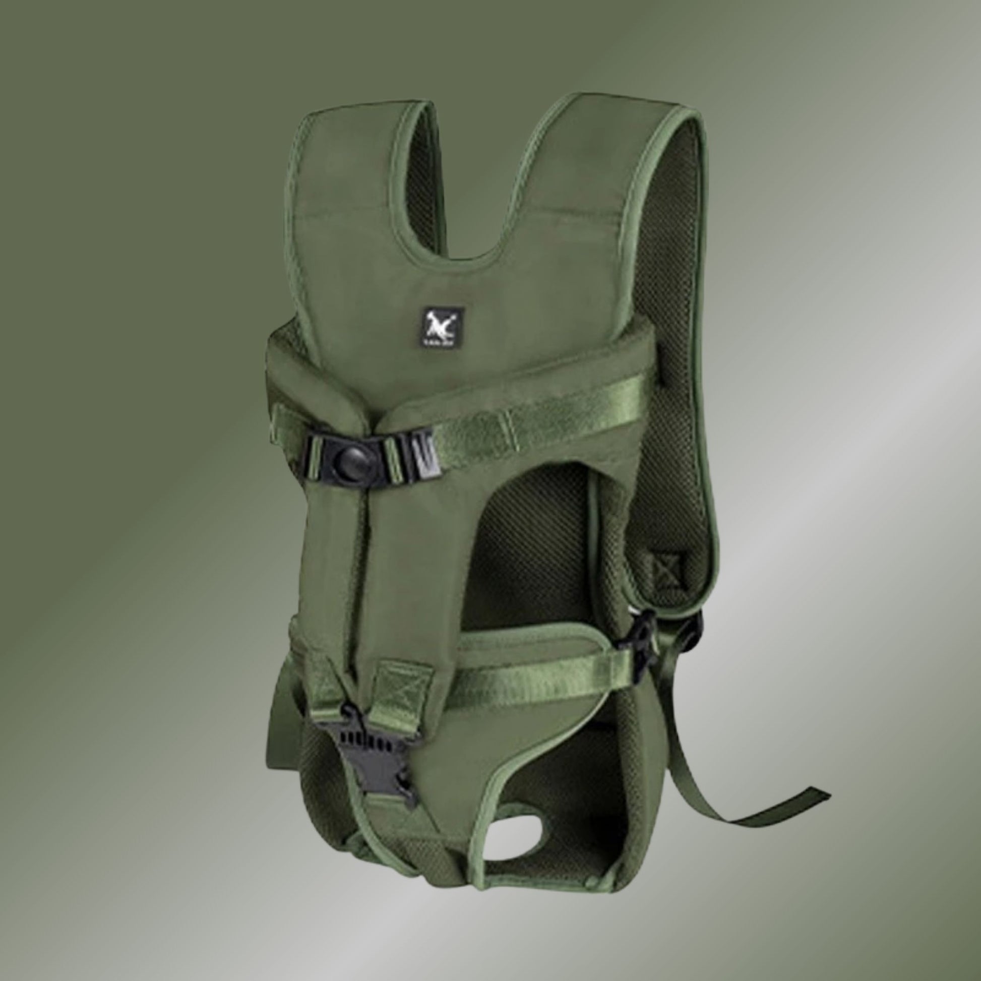 sac a dos chien doggo-couleur vert