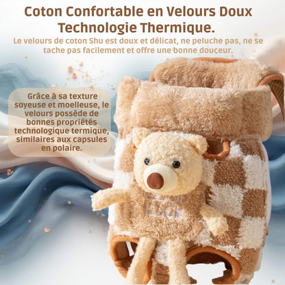 Visuel du sac à dos en velours de coton : grâce à sa texture, il possède une bonne propriété technologique thermique